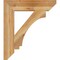 Ekena Millwork Imperial Slat Rough Sawn Bracket, Western Red Cedar, 6"W x 30"D x 34"H BKT06X30X34IMP06RWR - alternate 2